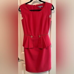 Antonio Melani hot pink peplum dress 2